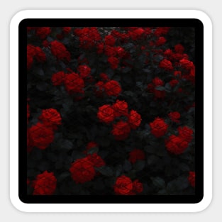 Red Roses Sticker